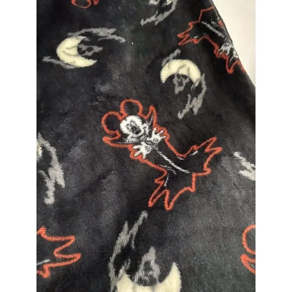 Disney Mickey Mouse Halloween Women’s Sz XL Soft Pj Pajama Pants Velvet NEW - Picture 3 of 9